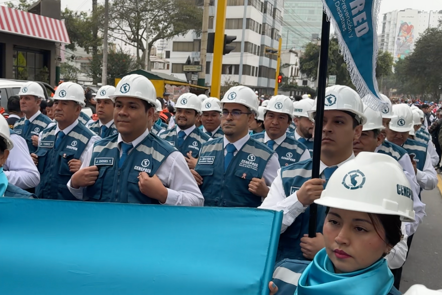 Desfile Cívico Militar: CENEPRED y la gestión de riesgos de desastre